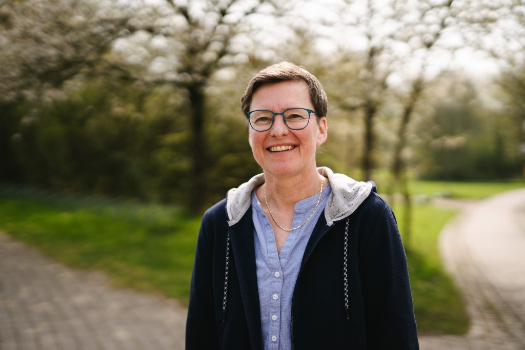 This is a photo of the chair of the program committee Ms. Metzing